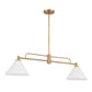 Frame 2-Light Linear Chandelier