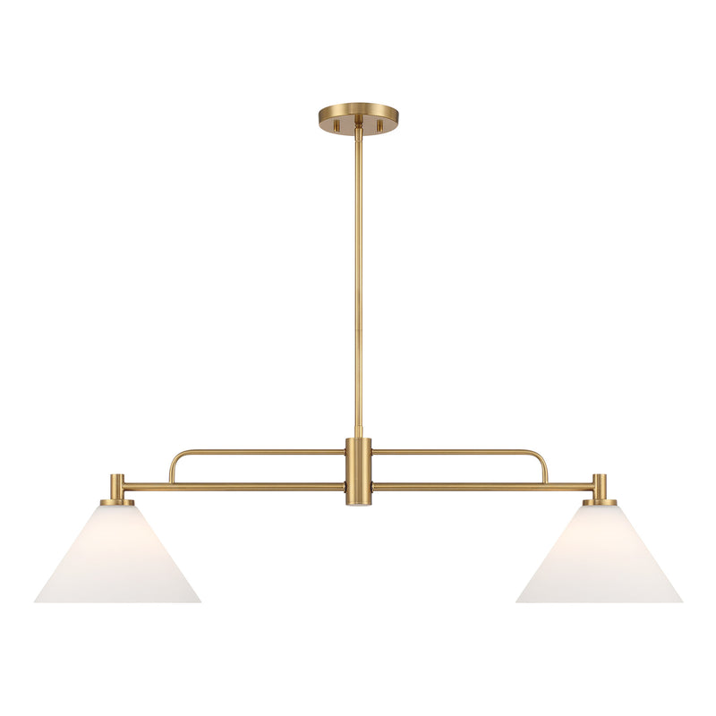 Frame 2-Light Linear Chandelier