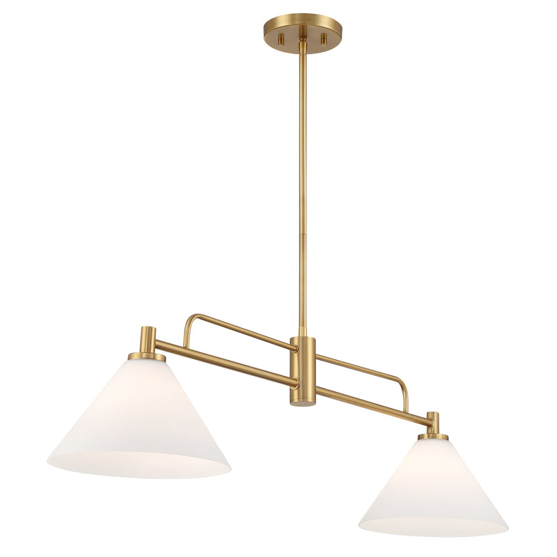 Frame 2-Light Linear Chandelier