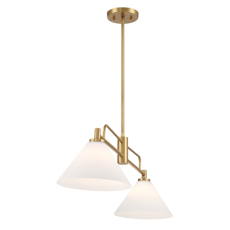 Frame 2-Light Linear Chandelier