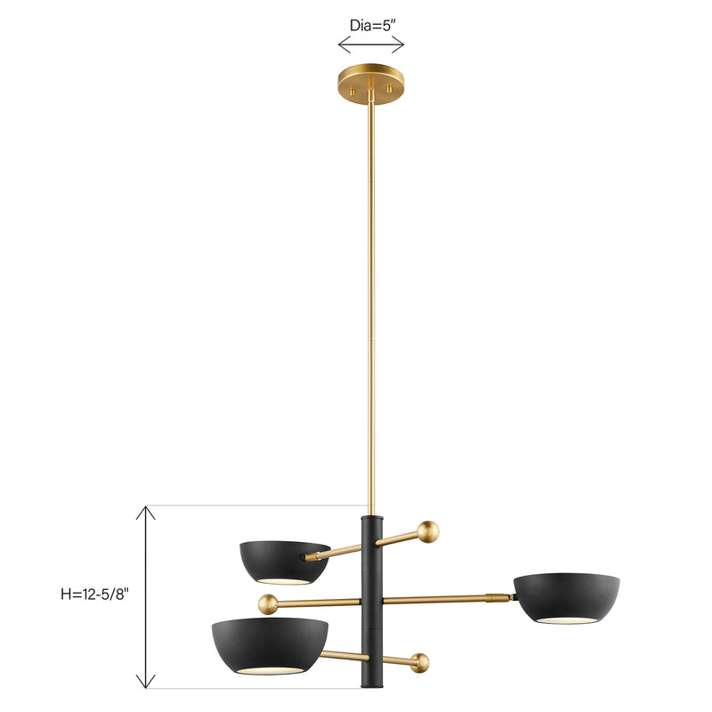 Solene 3-Light Chandelier