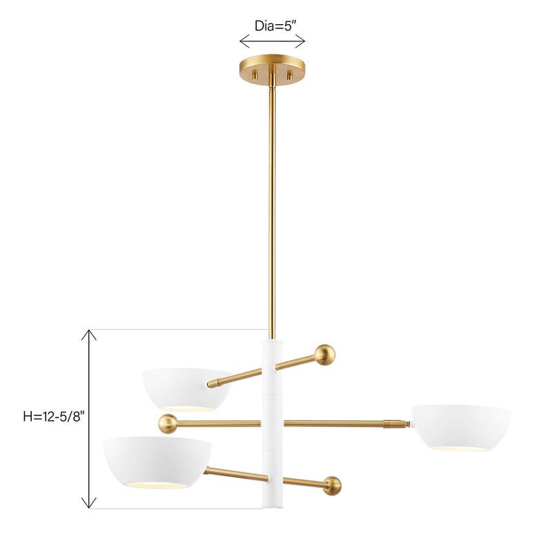 Solene 3-Light Chandelier