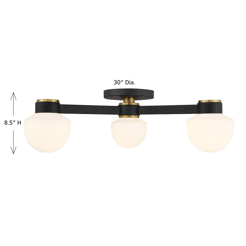 Orbit 3-Light Ceiling Light