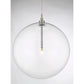 Meridian 1-Light Pendant in Brushed Nickel