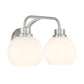 Eden 2-Light Bathroom Vanity Light