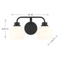 Eden 2-Light Bathroom Vanity Light
