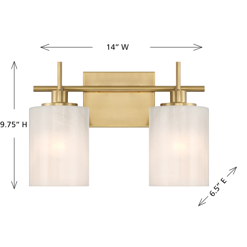 Astra 2-Light Bathroom Vanity Light
