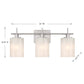 Astra 3-Light Bathroom Vanity Light