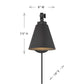 Arden 1-Light Wall Sconce (Set of Two)