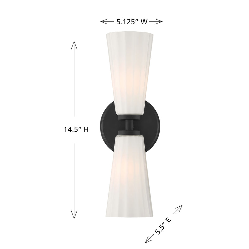 Belan 2-Light Wall Sconce