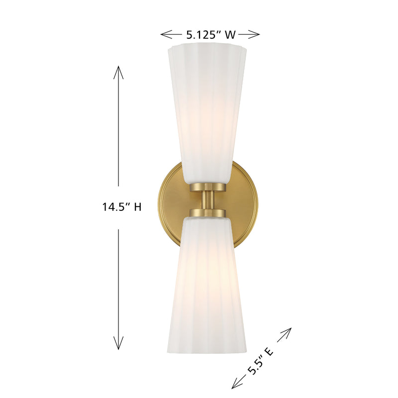 Belan 2-Light Wall Sconce