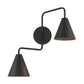 Arcus 2-Light Adjustable Wall Sconce