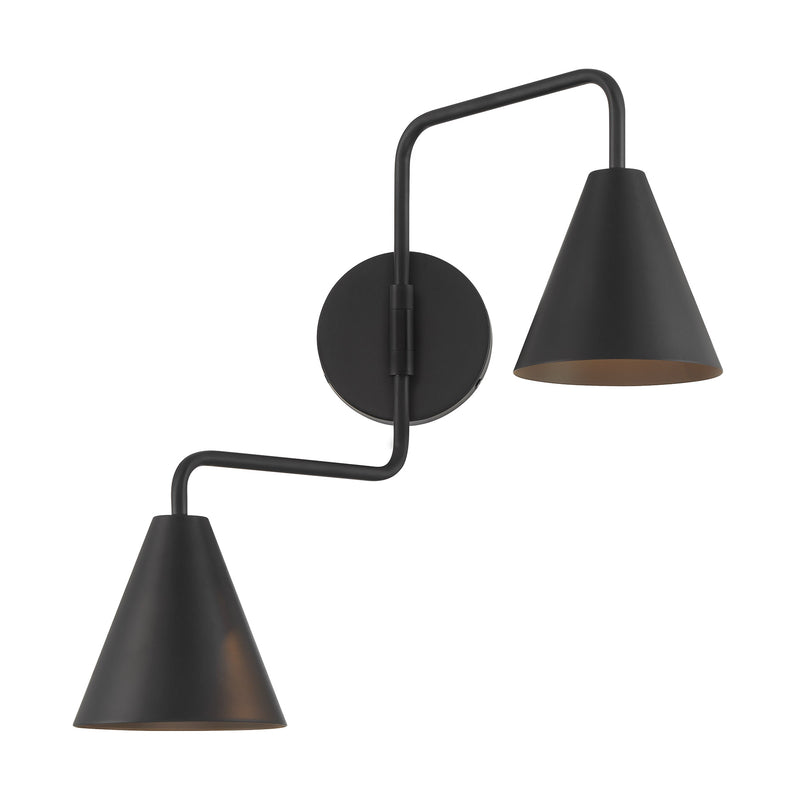Arcus 2-Light Adjustable Wall Sconce