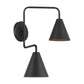 Arcus 2-Light Adjustable Wall Sconce
