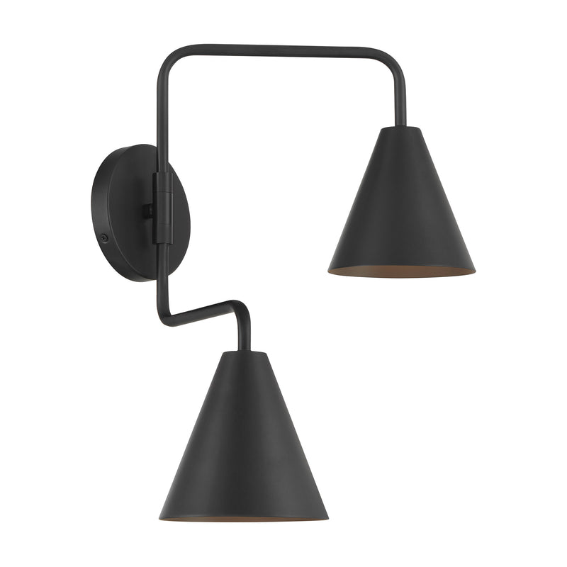 Arcus 2-Light Adjustable Wall Sconce