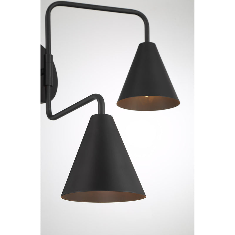 Arcus 2-Light Adjustable Wall Sconce