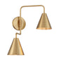 Arcus 2-Light Adjustable Wall Sconce