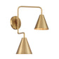 Arcus 2-Light Adjustable Wall Sconce