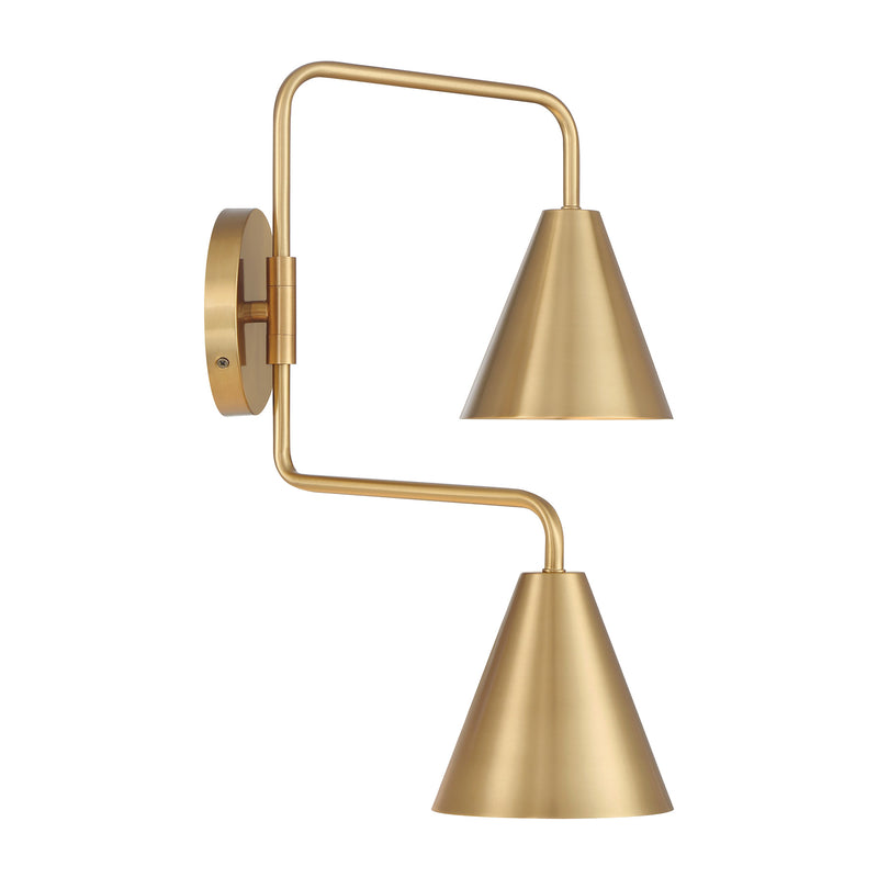 Arcus 2-Light Adjustable Wall Sconce