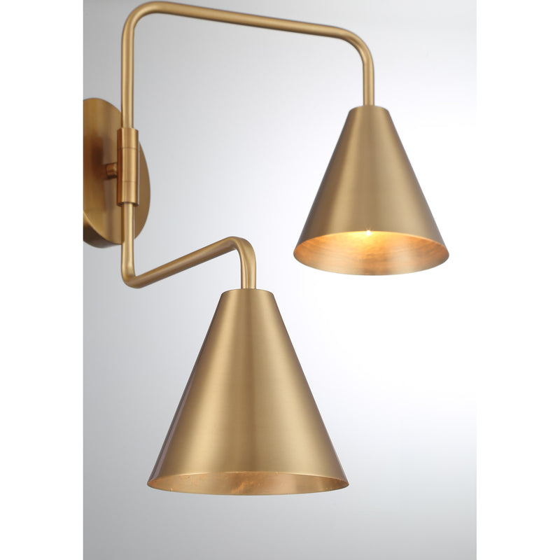 Arcus 2-Light Adjustable Wall Sconce