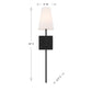 Taille 1-Light Wall Sconce