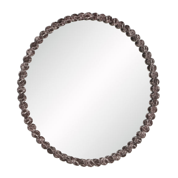 Merida Wall Mirror - Plum Brown
