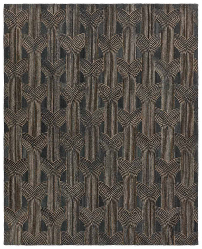 Manhattan Rug in Iron Gate