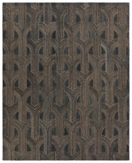Manhattan Rug in Iron Gate