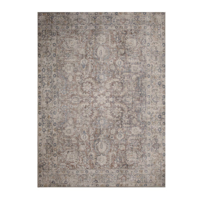 Chloe Rug in Red & Orange & Brown & Beige
