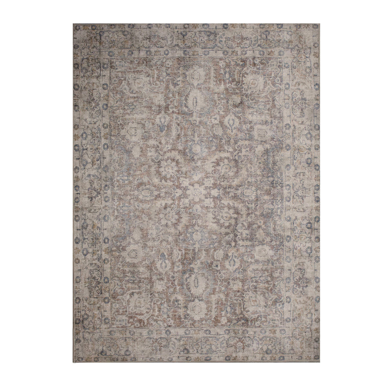 Chloe Rug in Red & Orange & Brown & Beige