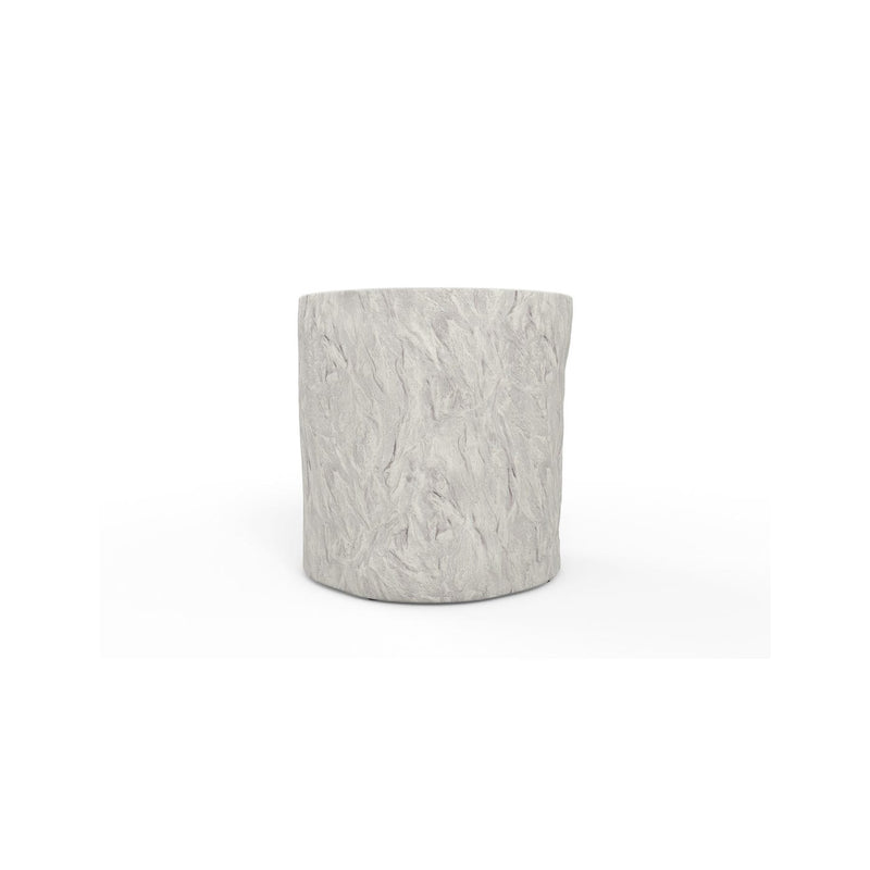 Antique Stone Round End Table