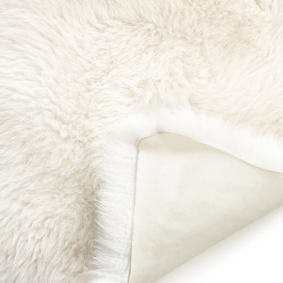 Lalo Lambskin Throw - White Lambskin