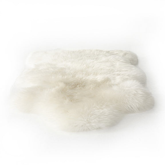 Lalo Lambskin Throw - White Lambskin
