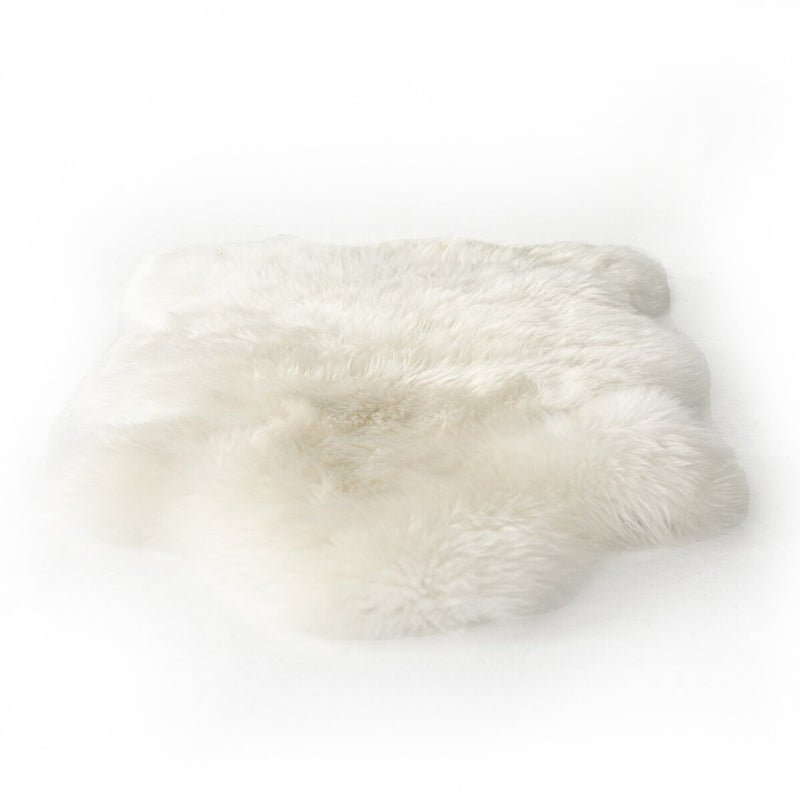 Lalo Lambskin Throw - White Lambskin