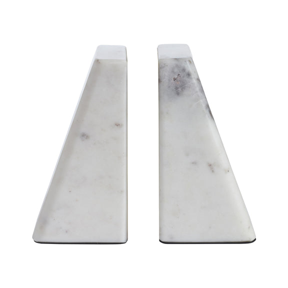 Carvella Bookends - White