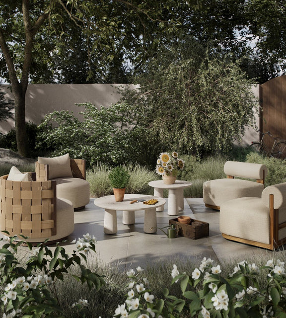Malta Outdoor Swivel Chair - Faye Sand