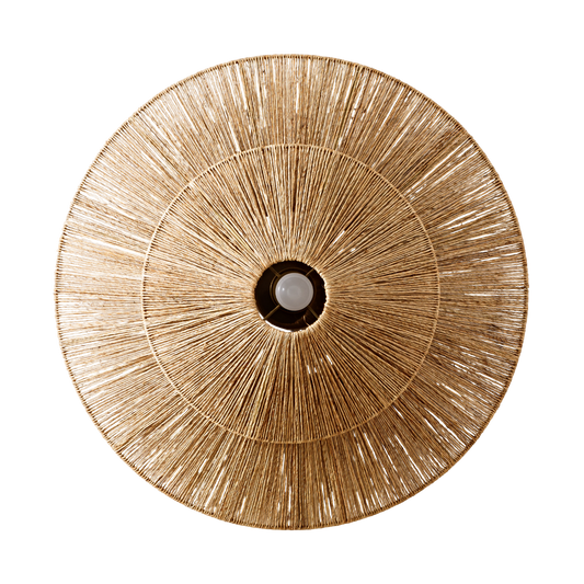Condesa Jute Oversized Sconce