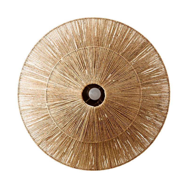 Condesa Jute Oversized Sconce
