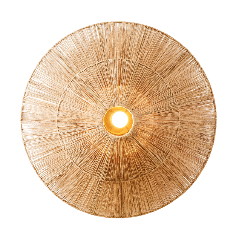 Condesa Jute Oversized Sconce