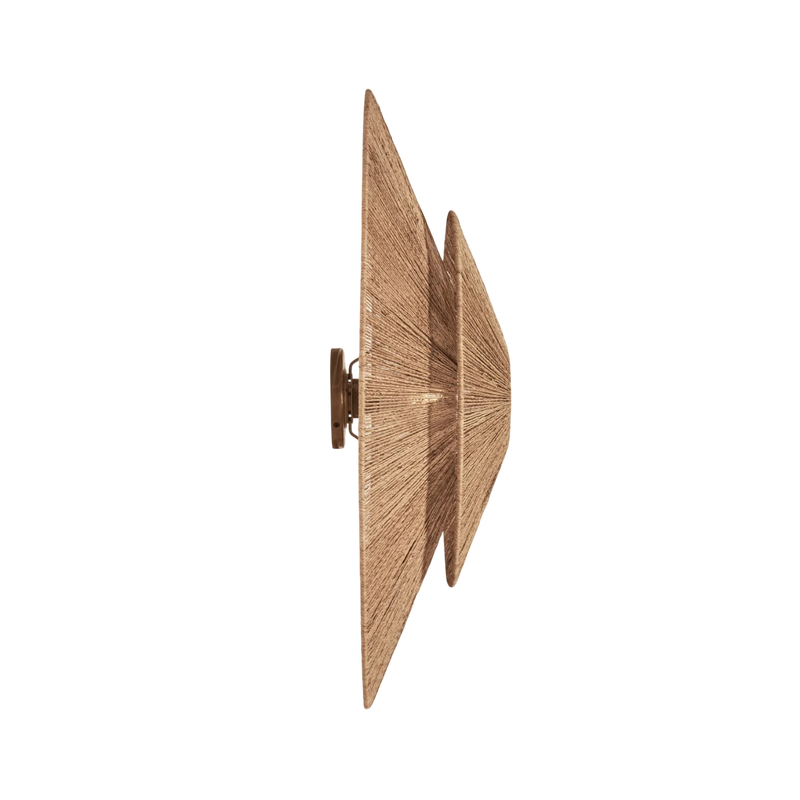 Condesa Jute Oversized Sconce