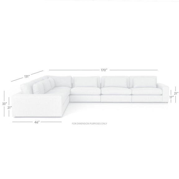 Bloor 6-Piece Sectional - Essence Natural