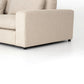 Bloor 4-Piece Sectional W/ Ottoman - Essence Natural