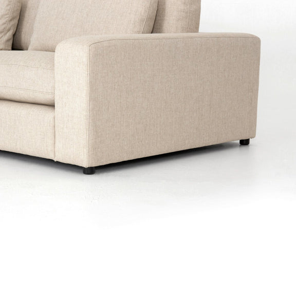 Bloor 4-Piece Sectional W/ Ottoman - Essence Natural