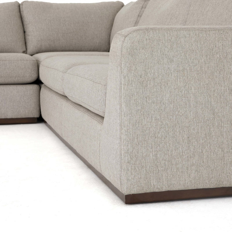 Colt 3-Piece Sectional - Aldred Silver