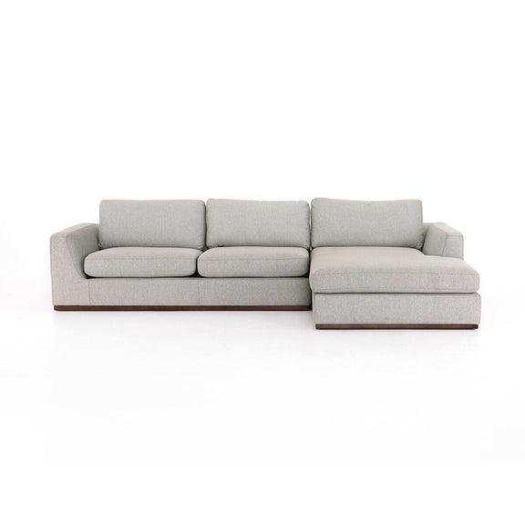 Colt 2-Piece Sectional - Aldred Silver