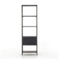 Trey Bookshelf - Black Wash Poplar