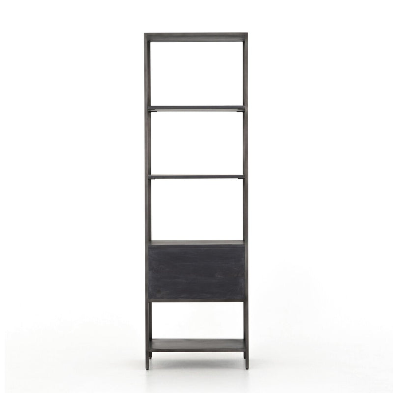 Trey Bookshelf - Black Wash Poplar
