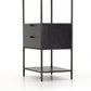 Trey Bookshelf - Black Wash Poplar