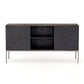 Trey Modular Filing Credenza - Black Wash Poplar