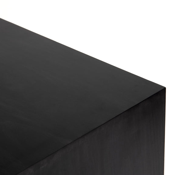 Trey Filing Credenza Desk System - Black Wash Poplar